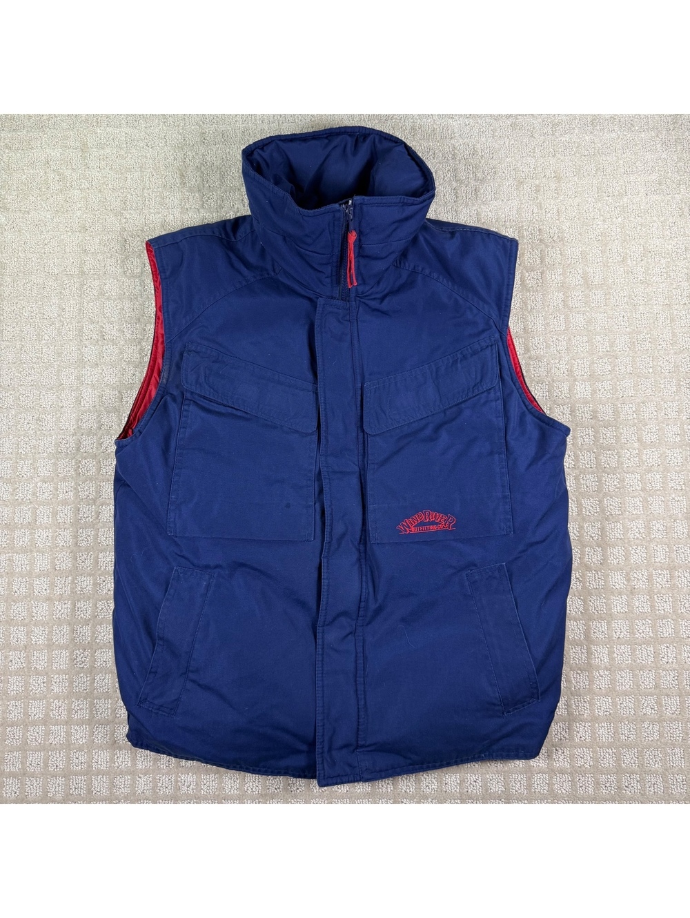 Wild River Outfitters blue down insulated vest M